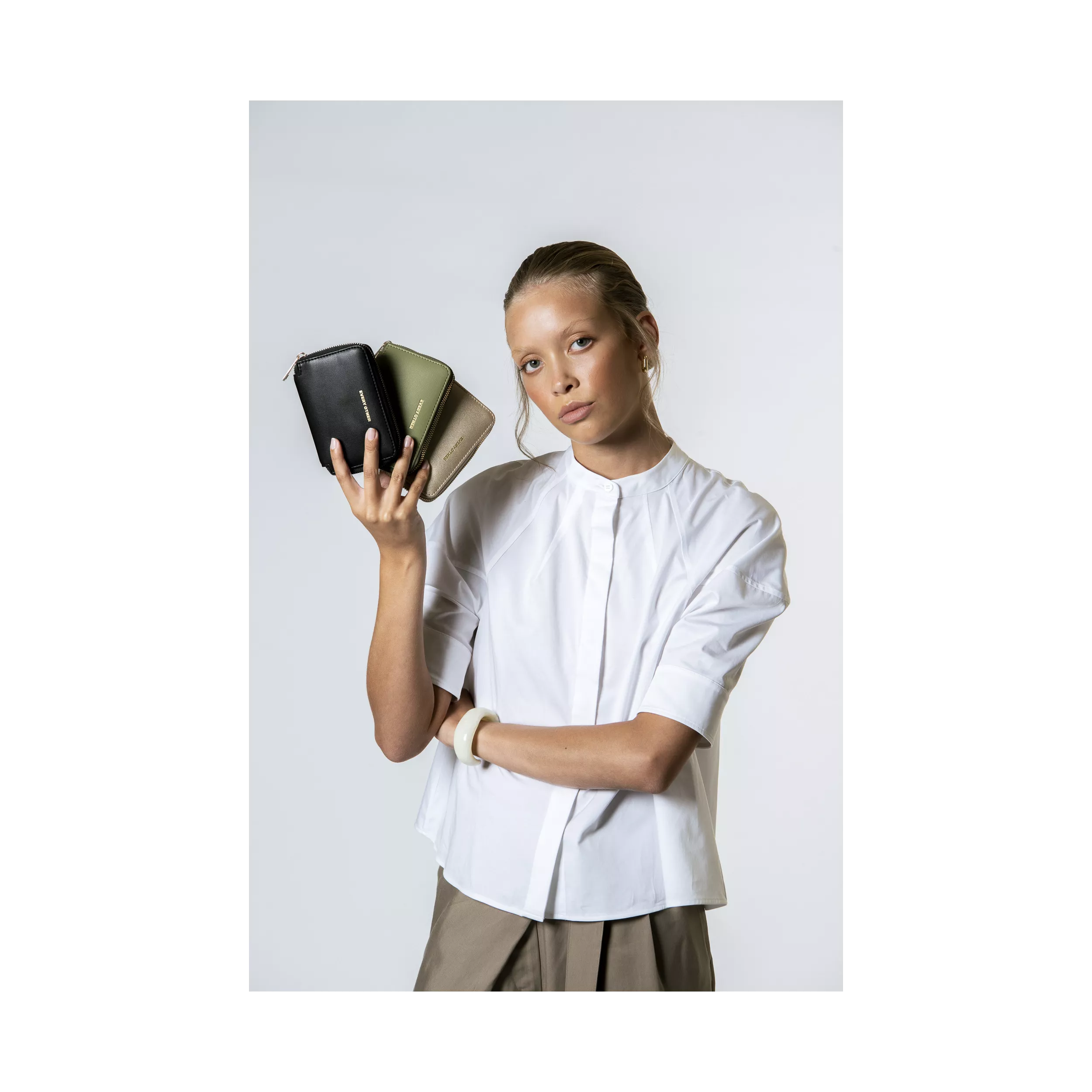 model-(12140-black-front)-(12140-olive-front)-(12140-gold-front)