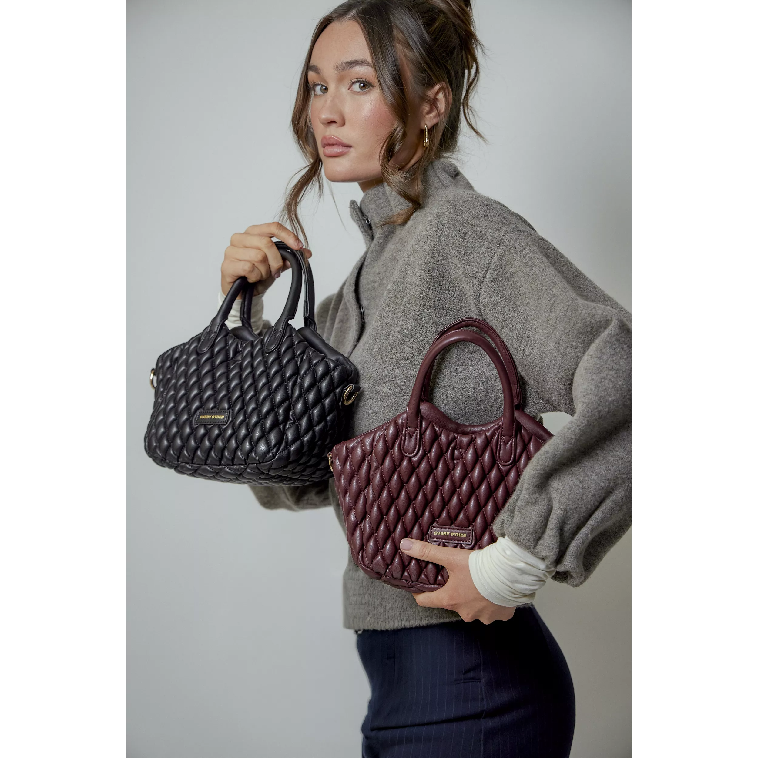 model-(12168-black-front)-(12168-burgundy-front)