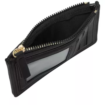 Dima Quilted Zip Top Card Holder