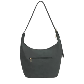 Mira Faux Suede Slouch Shoulder Bag