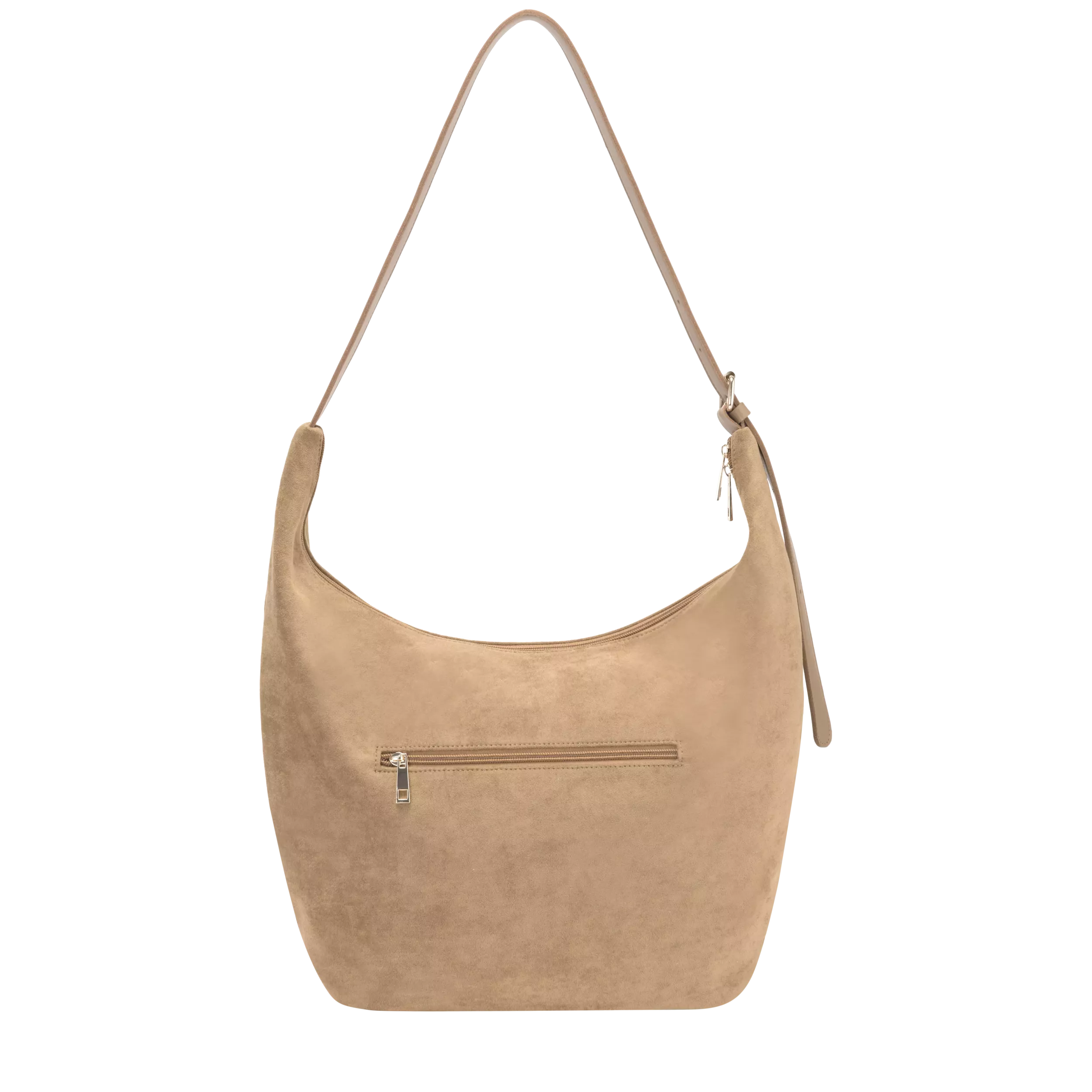 Mira Faux Suede Slouch Shoulder Bag