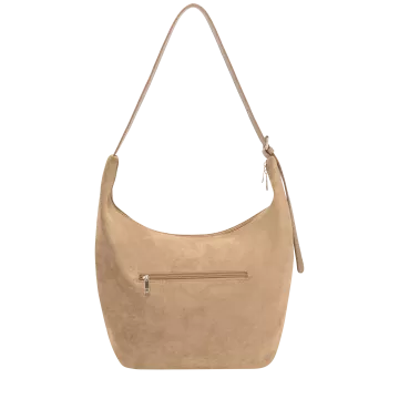 Mira Faux Suede Slouch Shoulder Bag