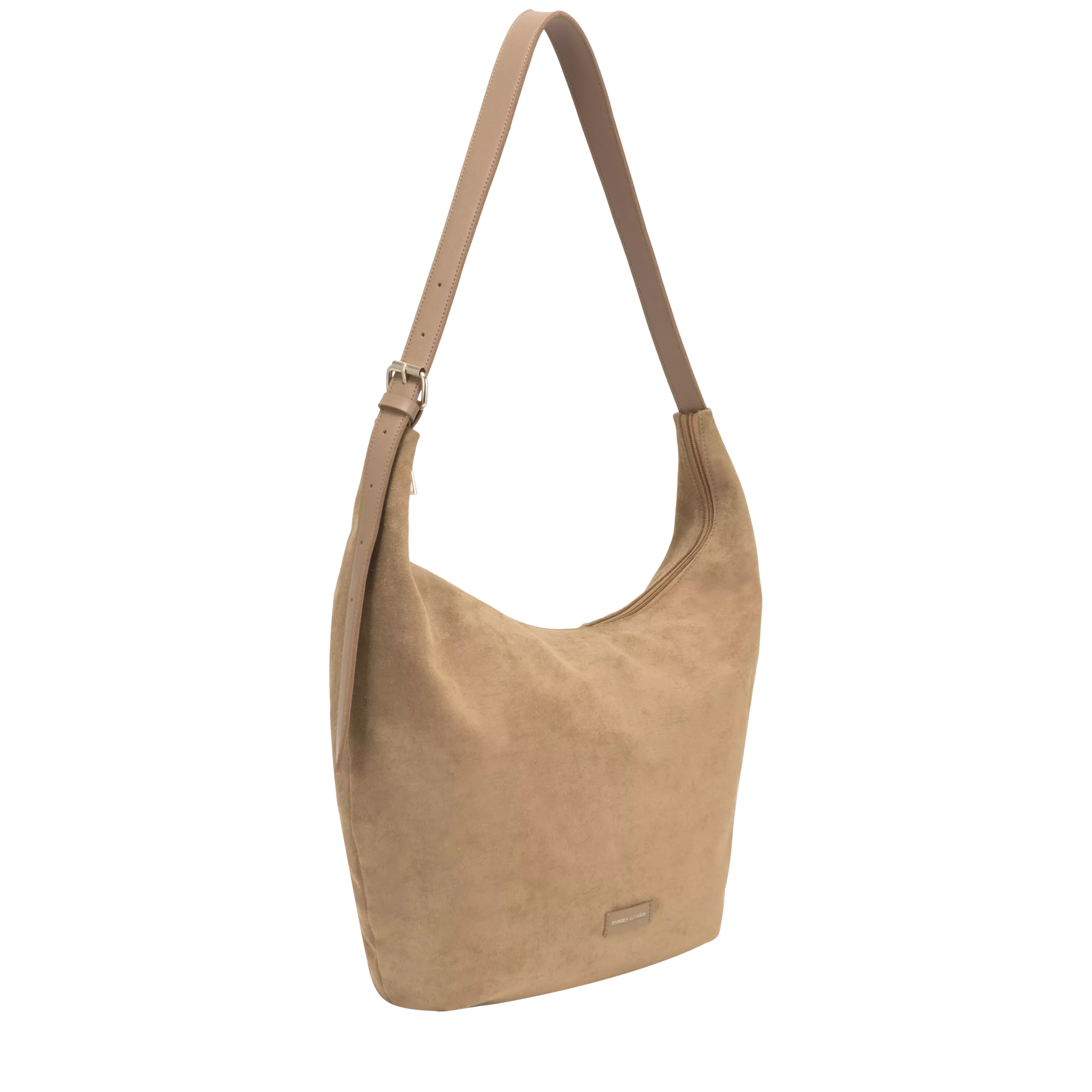 Mira Faux Suede Slouch Shoulder Bag